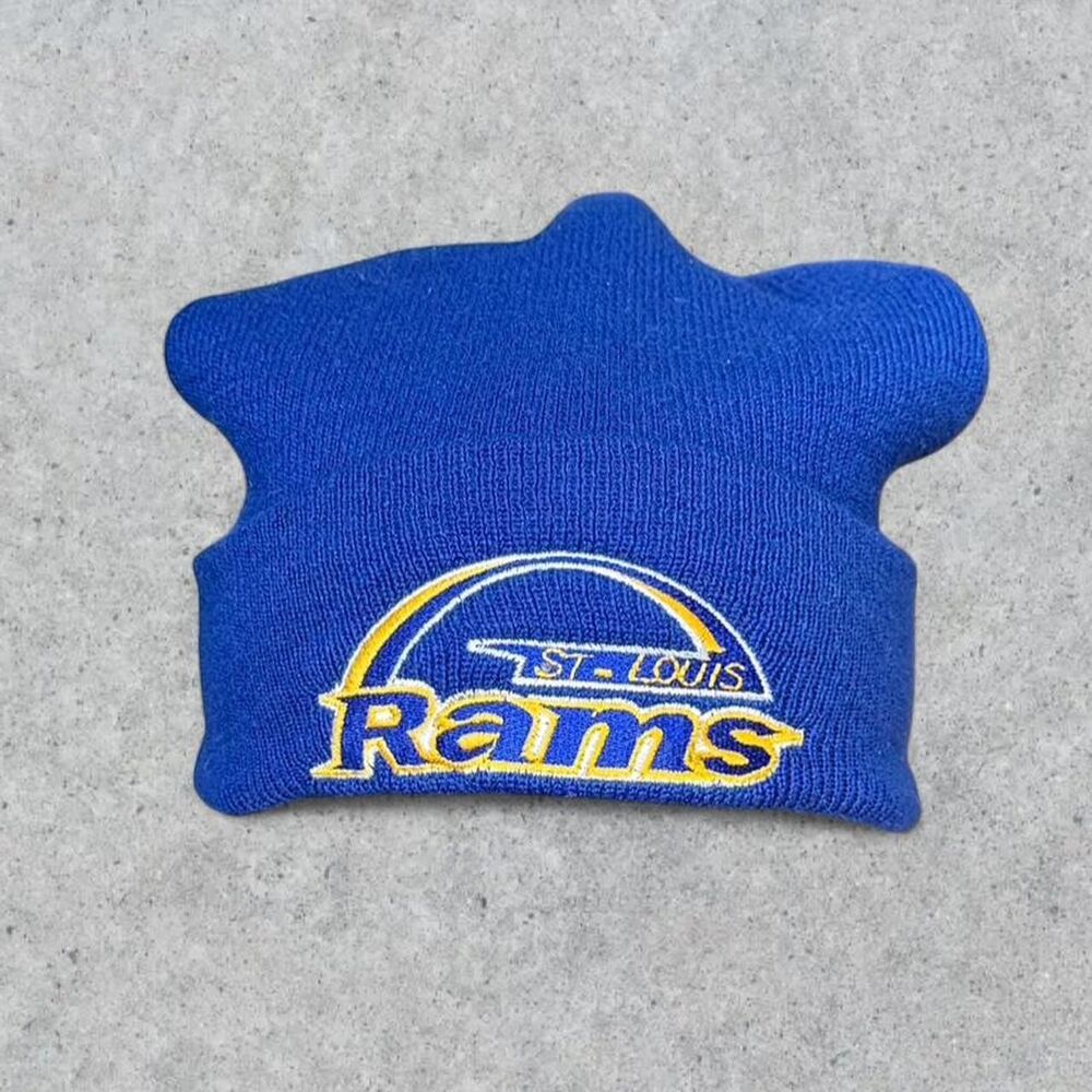 Vintage 90’s St. Louis Rams Logo 7 Embroidered Beanie Hat